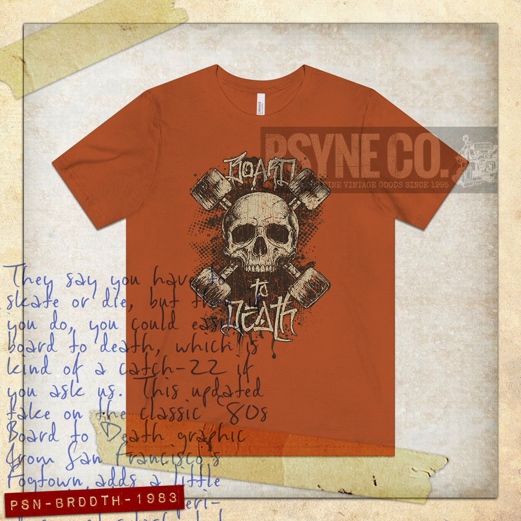 Board to Death 1983 Vintage Men’s T-Shirt