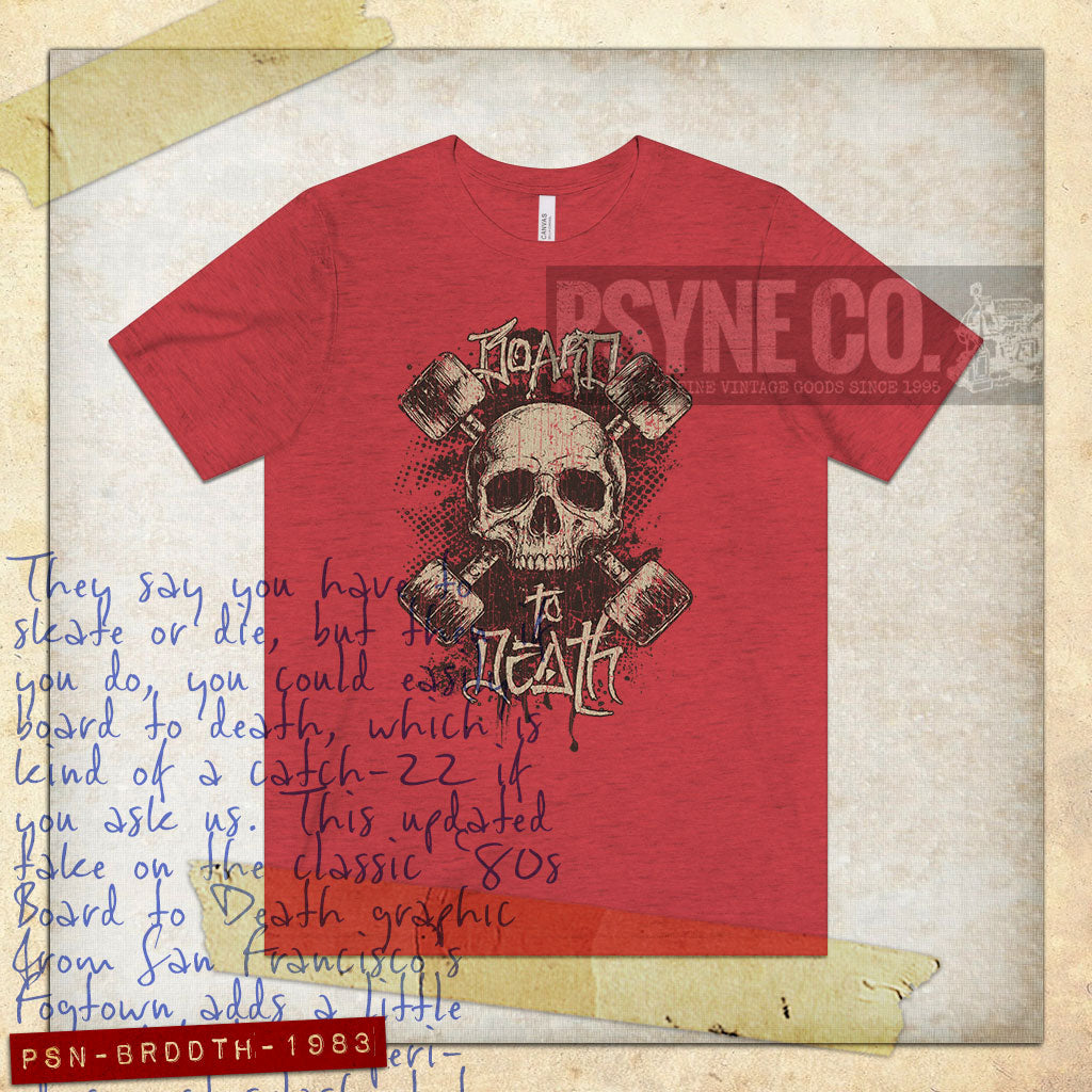 Board to Death 1983 Vintage Men’s T-Shirt