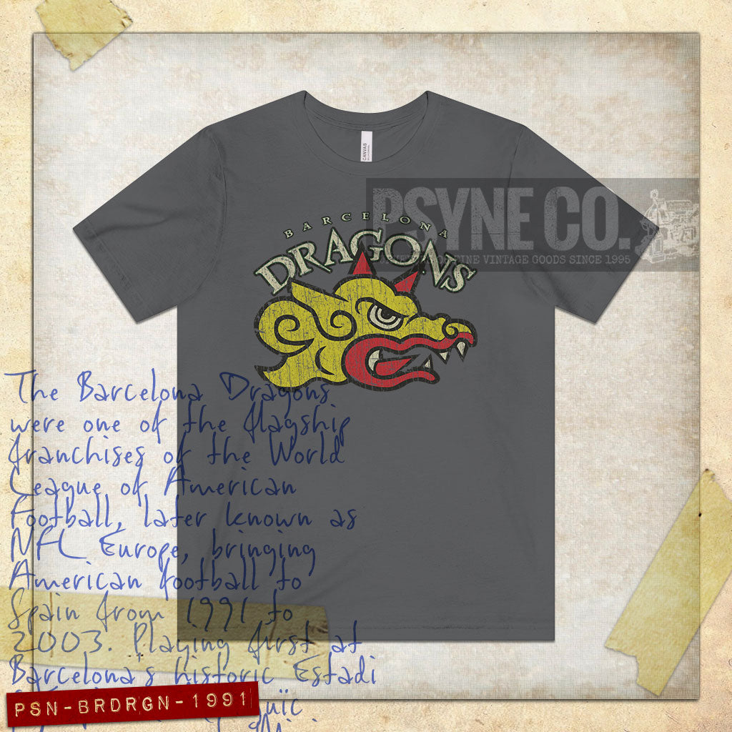 Barcelona Dragons 1991 Vintage Men’s T-Shirt