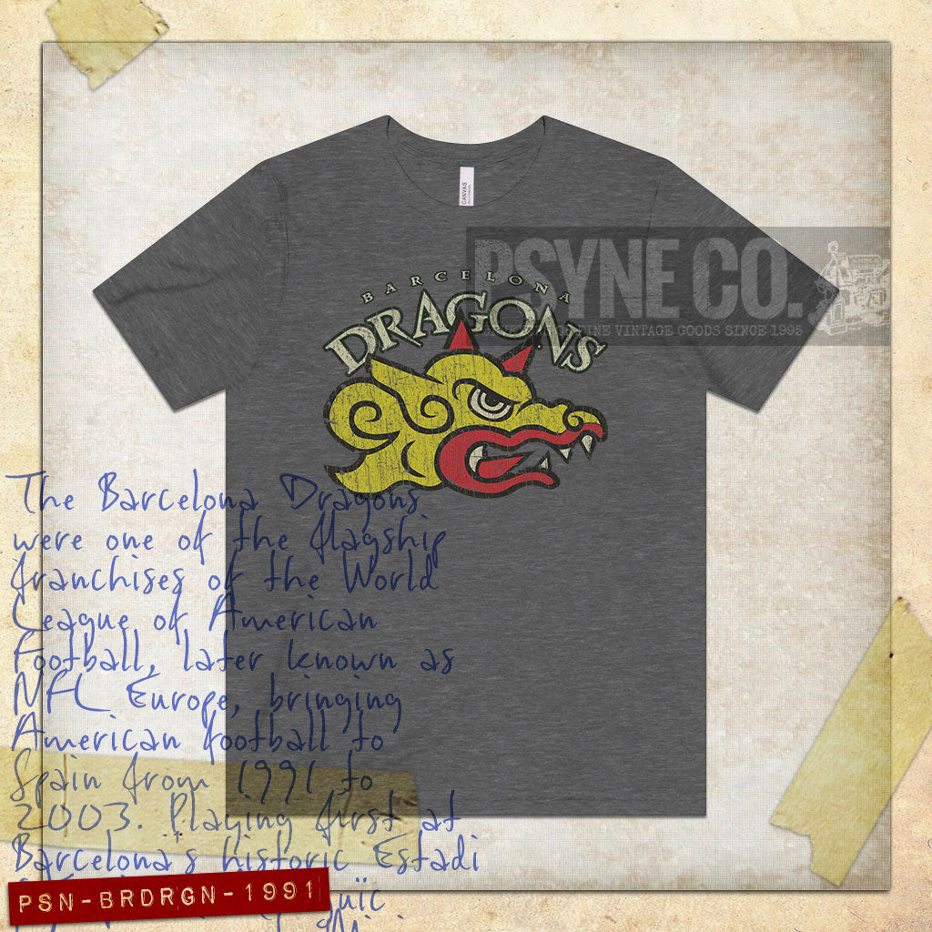 Barcelona Dragons 1991 Vintage Men’s T-Shirt
