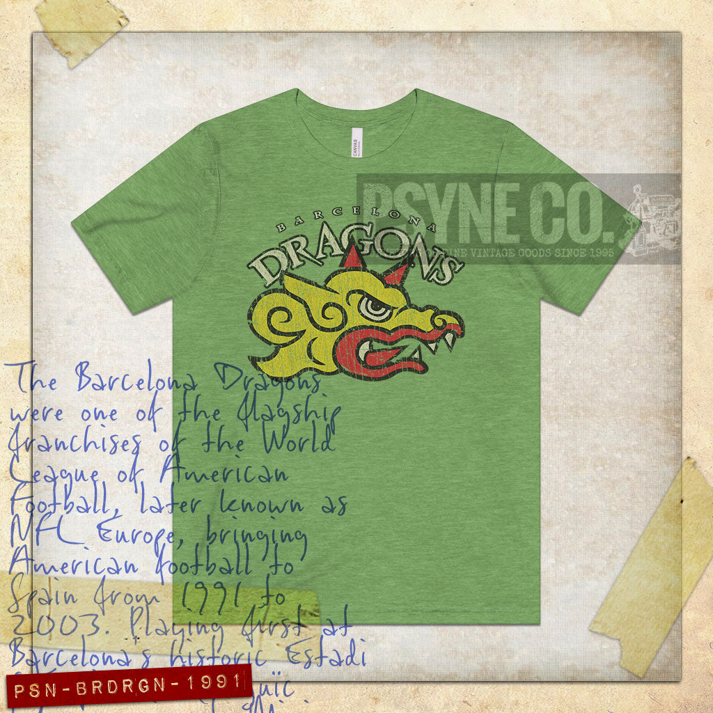Barcelona Dragons 1991 Vintage Men’s T-Shirt