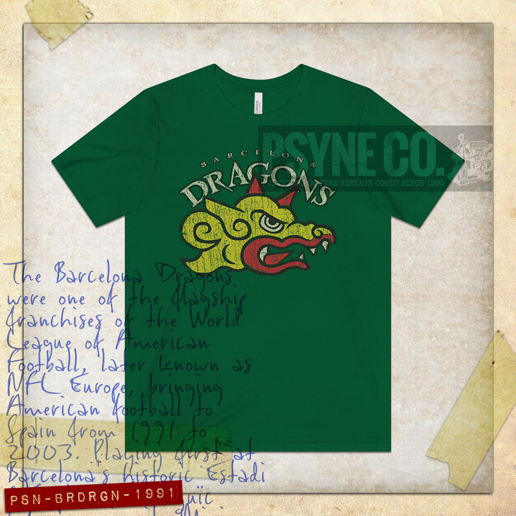 Barcelona Dragons 1991 Vintage Men’s T-Shirt