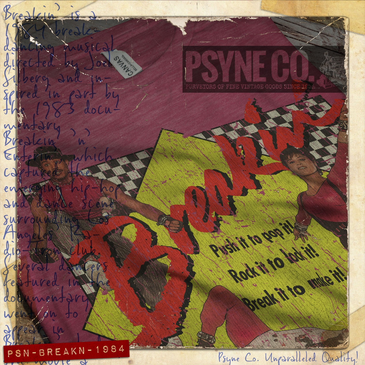 Breakin' 1984 Vintage Men’s T-Shirt