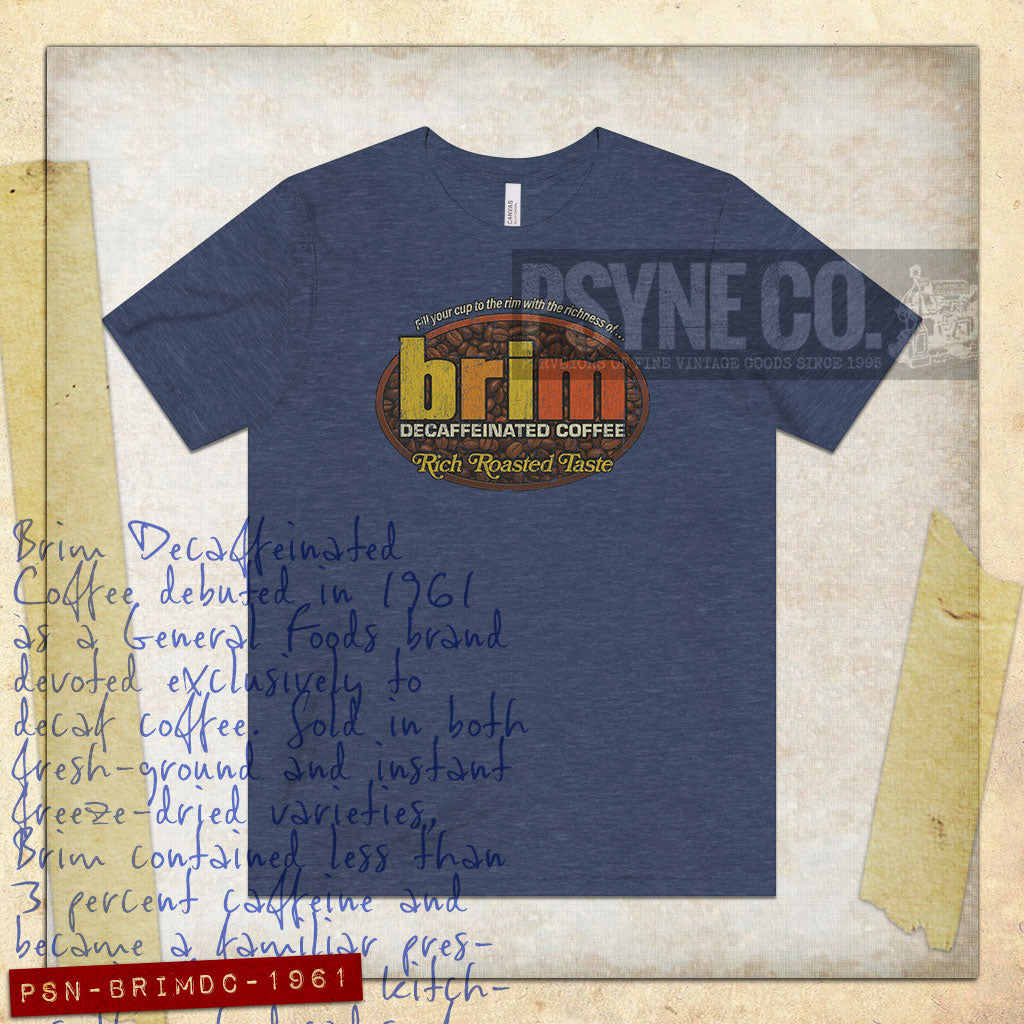 Brim Decaffeinated Coffee 1961 Vintage Men's T-Shirt