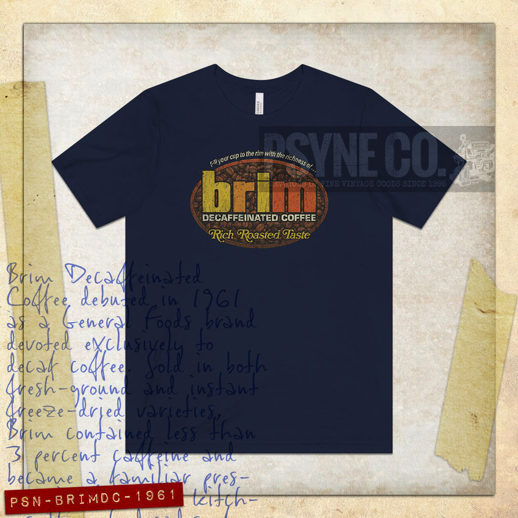 Brim Decaffeinated Coffee 1961 Vintage Men's T-Shirt