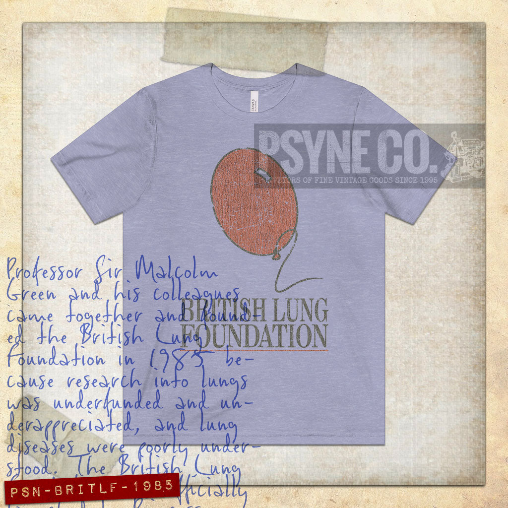 British Lung Foundation 1985 Vintage Men's T-Shirt