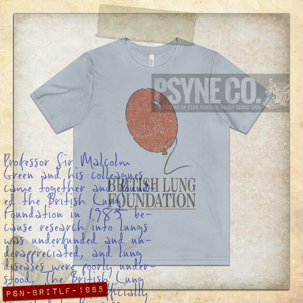 British Lung Foundation 1985 Vintage Men's T-Shirt