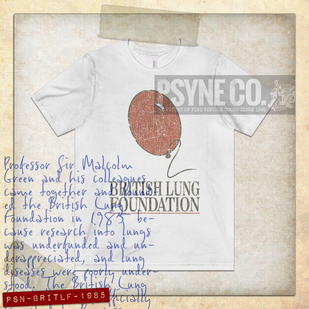 British Lung Foundation 1985 Vintage Men's T-Shirt