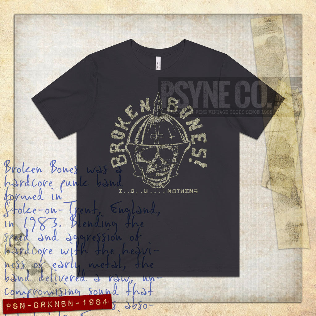 Broken Bones I..O..U....Nothing 1984 Vintage Men's T-Shirt