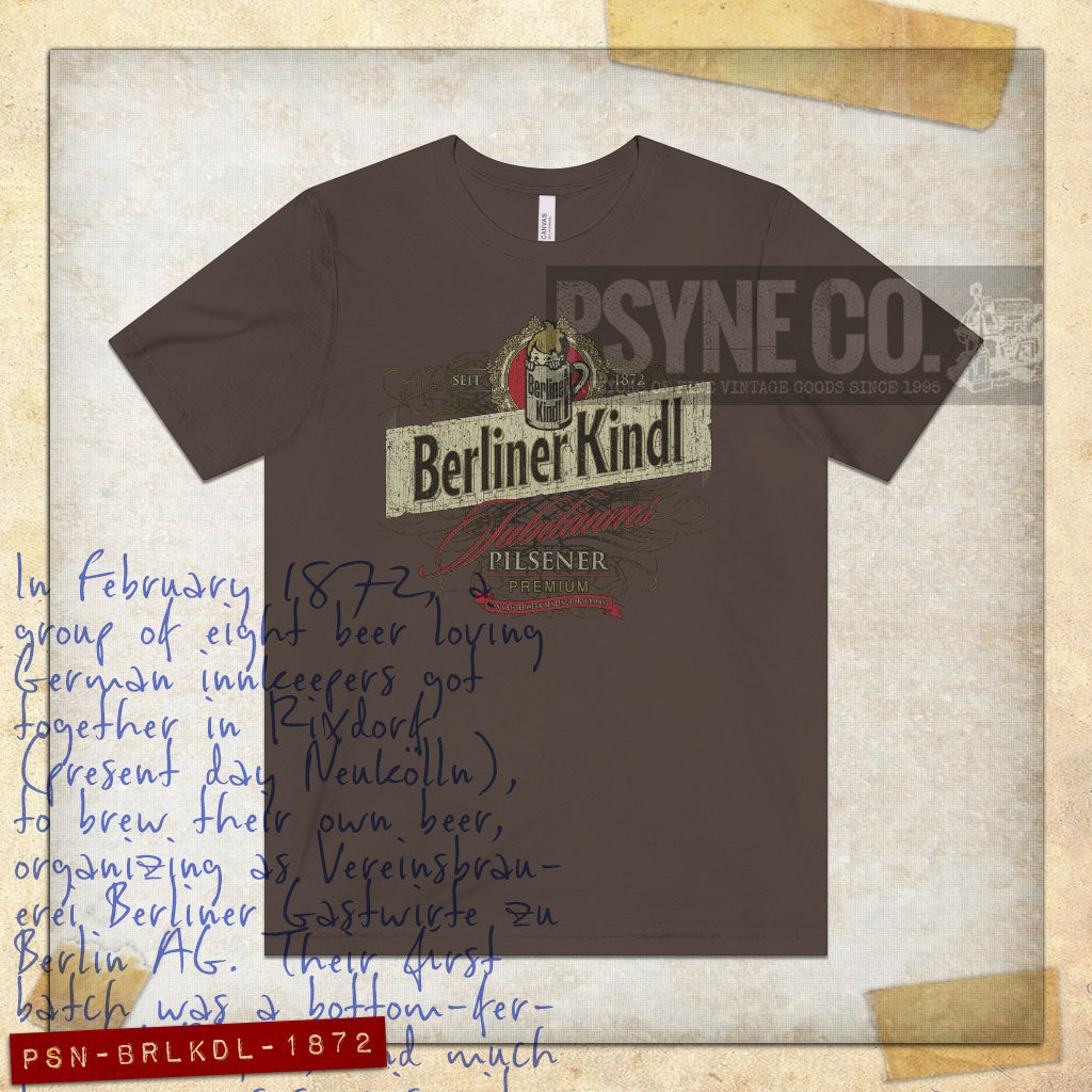 Berliner Kindl Jubiläums Pilsener Premium 1872 Vintage Men's T-Shirt