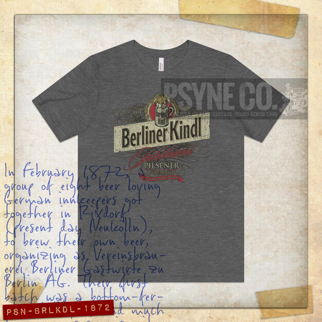 Berliner Kindl Jubiläums Pilsener Premium 1872 Vintage Men's T-Shirt