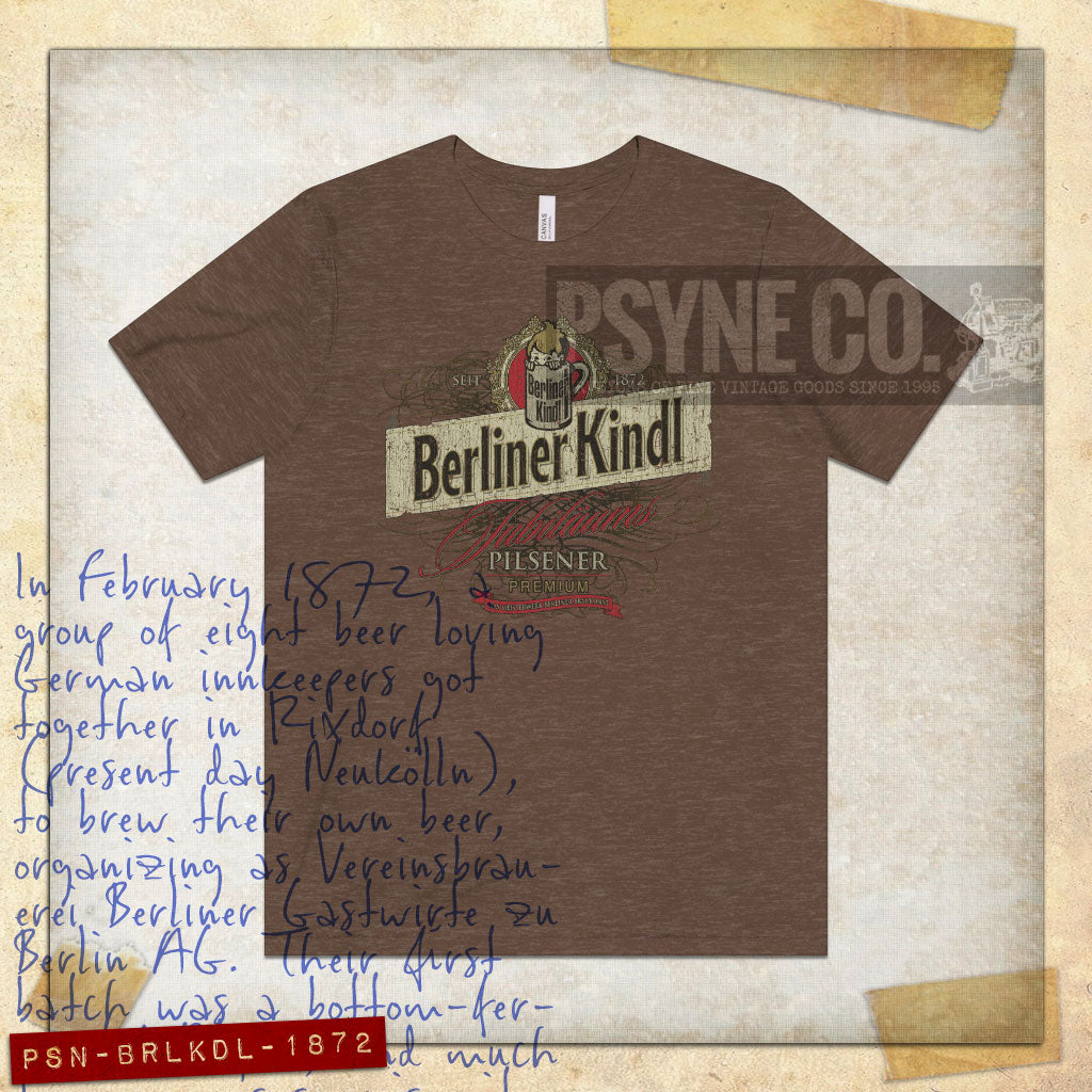 Berliner Kindl Jubiläums Pilsener Premium 1872 Vintage Men's T-Shirt