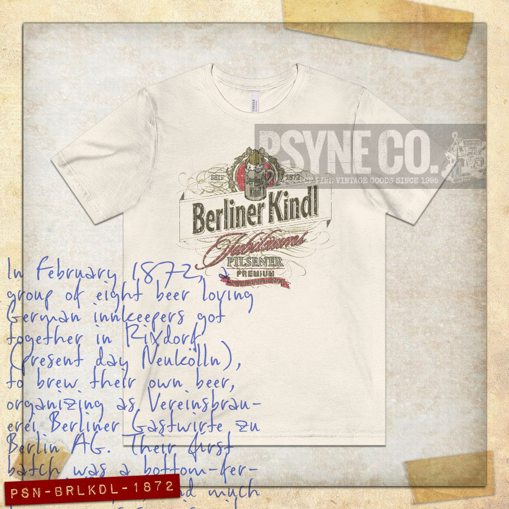 Berliner Kindl Jubiläums Pilsener Premium 1872 Vintage Men's T-Shirt