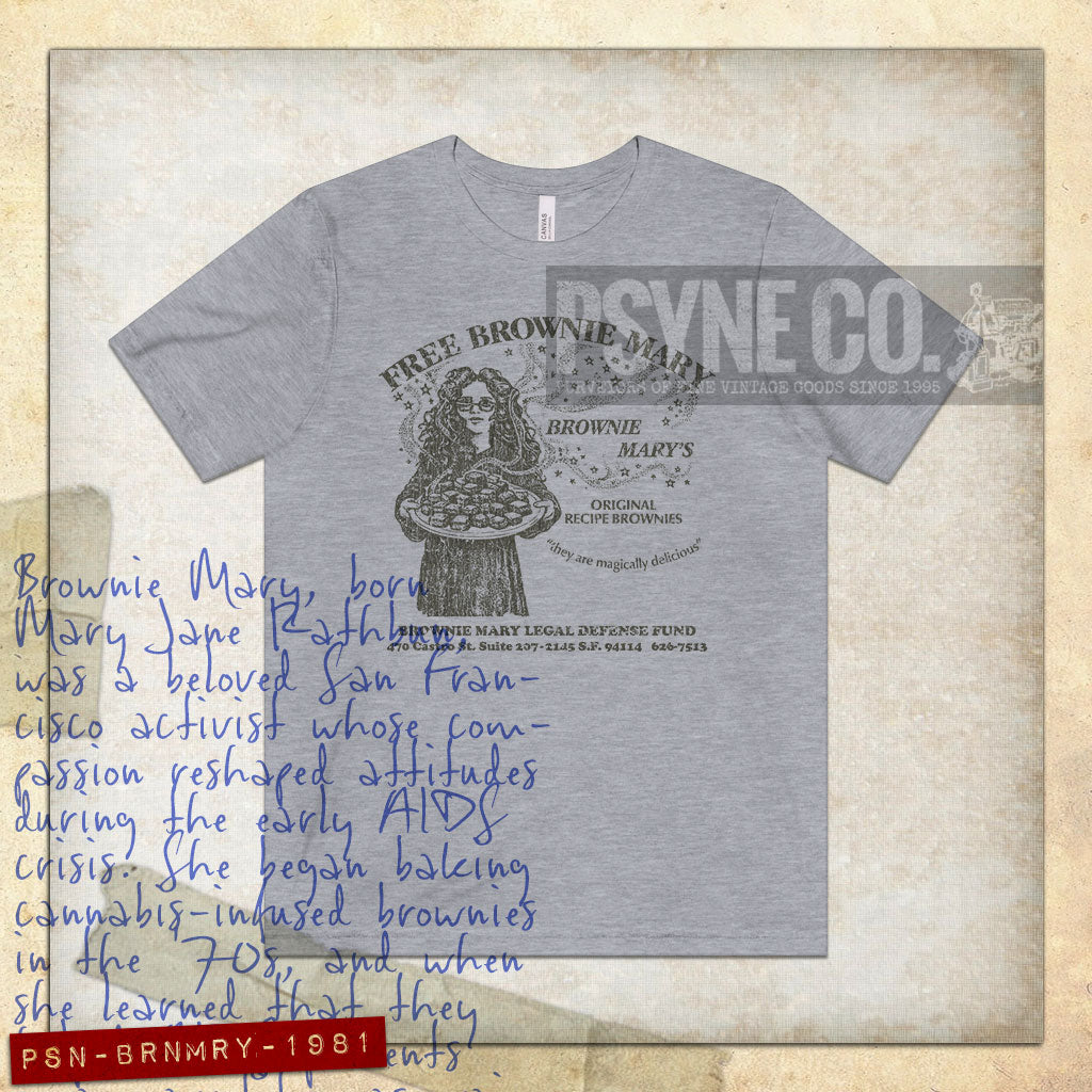 Free Brownie Mary 1981 Vintage Men's T-Shirt