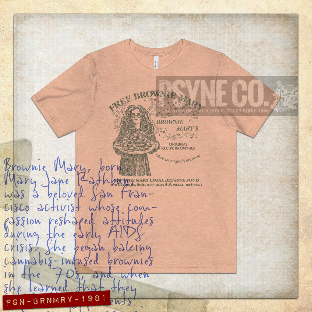 Free Brownie Mary 1981 Vintage Men's T-Shirt