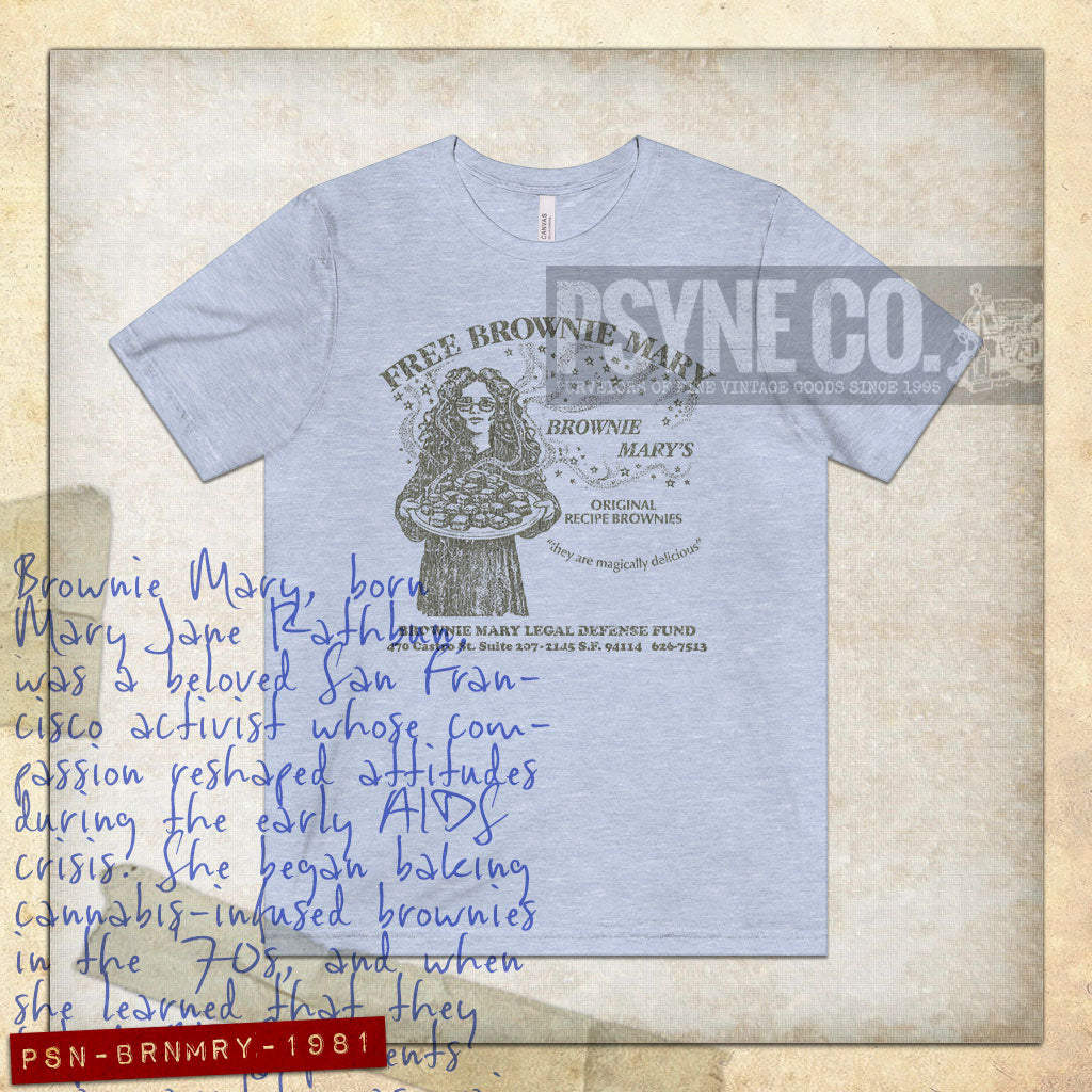 Free Brownie Mary 1981 Vintage Men's T-Shirt