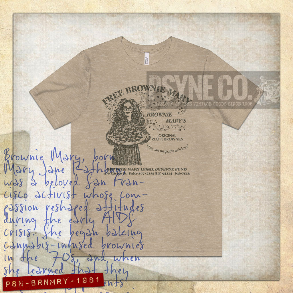 Free Brownie Mary 1981 Vintage Men's T-Shirt