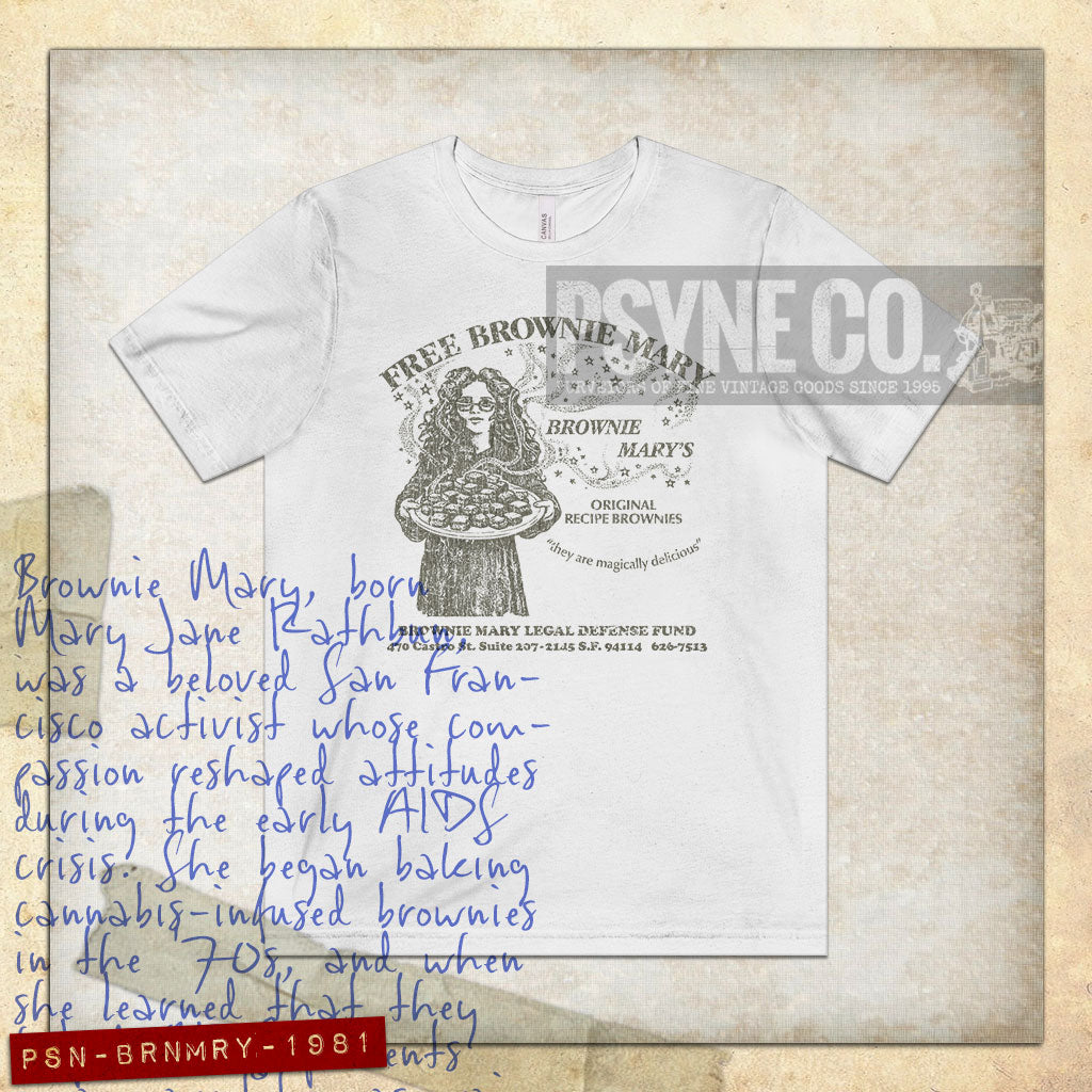 Free Brownie Mary 1981 Vintage Men's T-Shirt