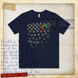 Breezin' Checker Falls 1985 Vintage Men's T-Shirt