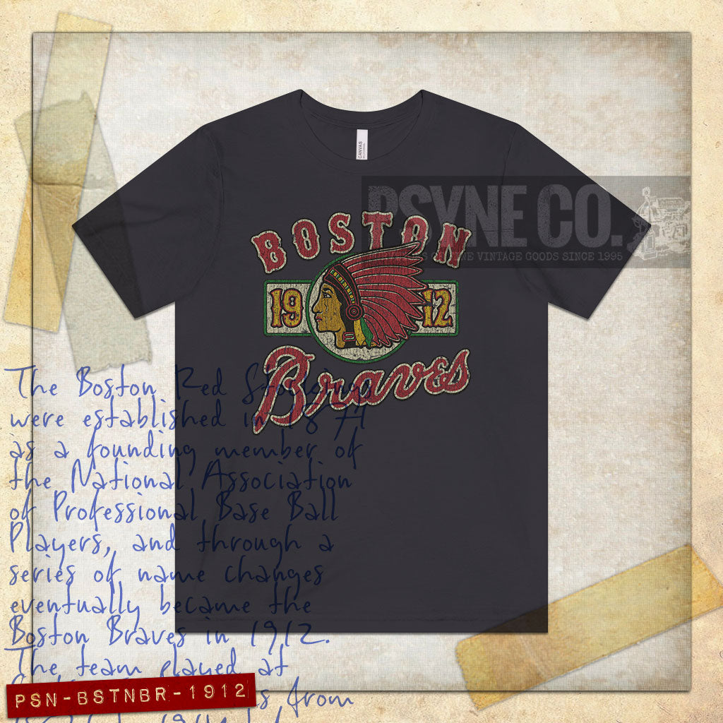 Boston Braves 1912 Vintage Men's T-Shirt