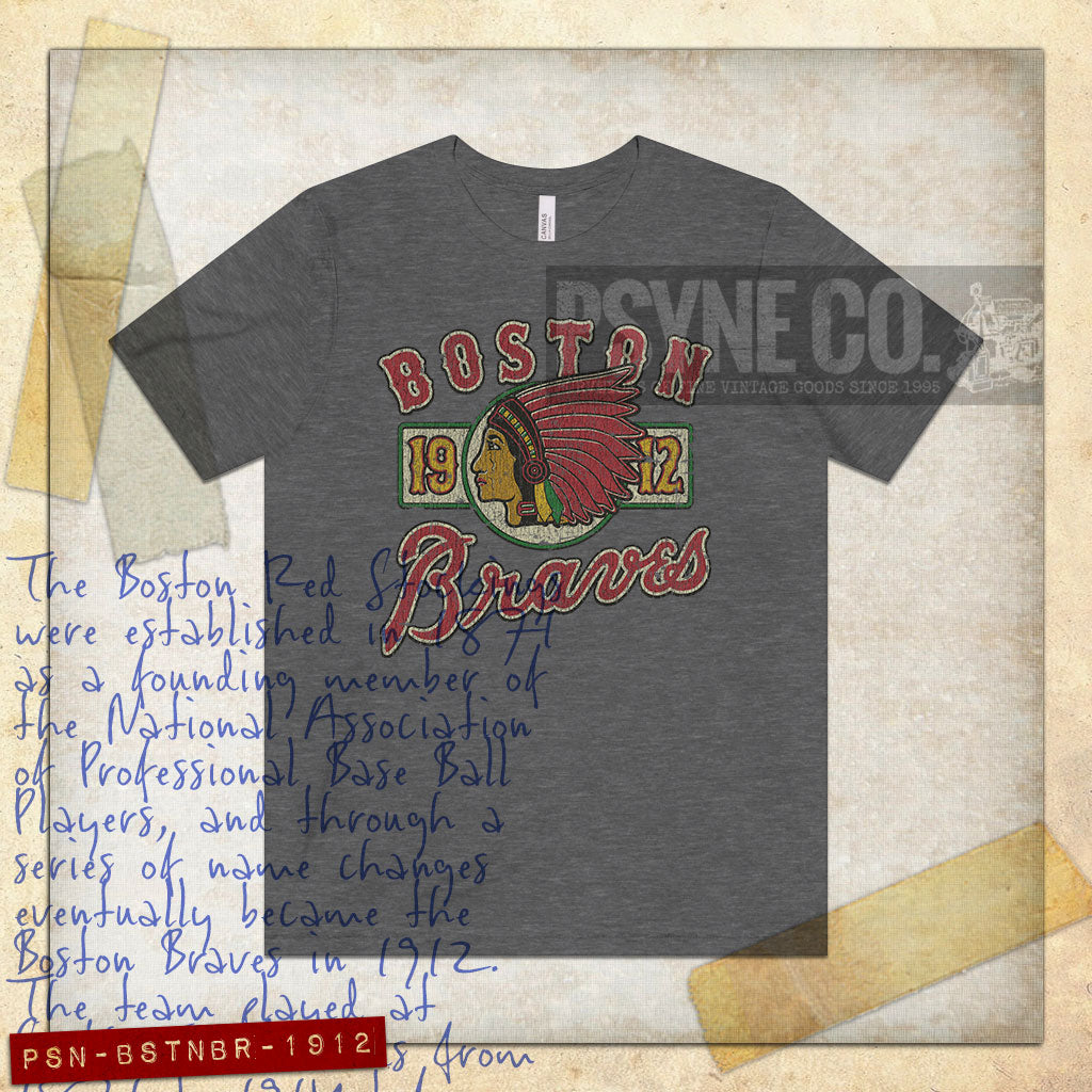 Boston Braves 1912 Vintage Men's T-Shirt