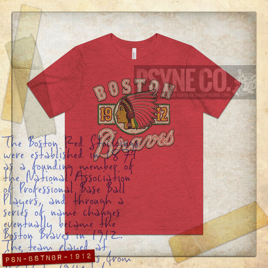 Boston Braves 1912 Vintage Men's T-Shirt