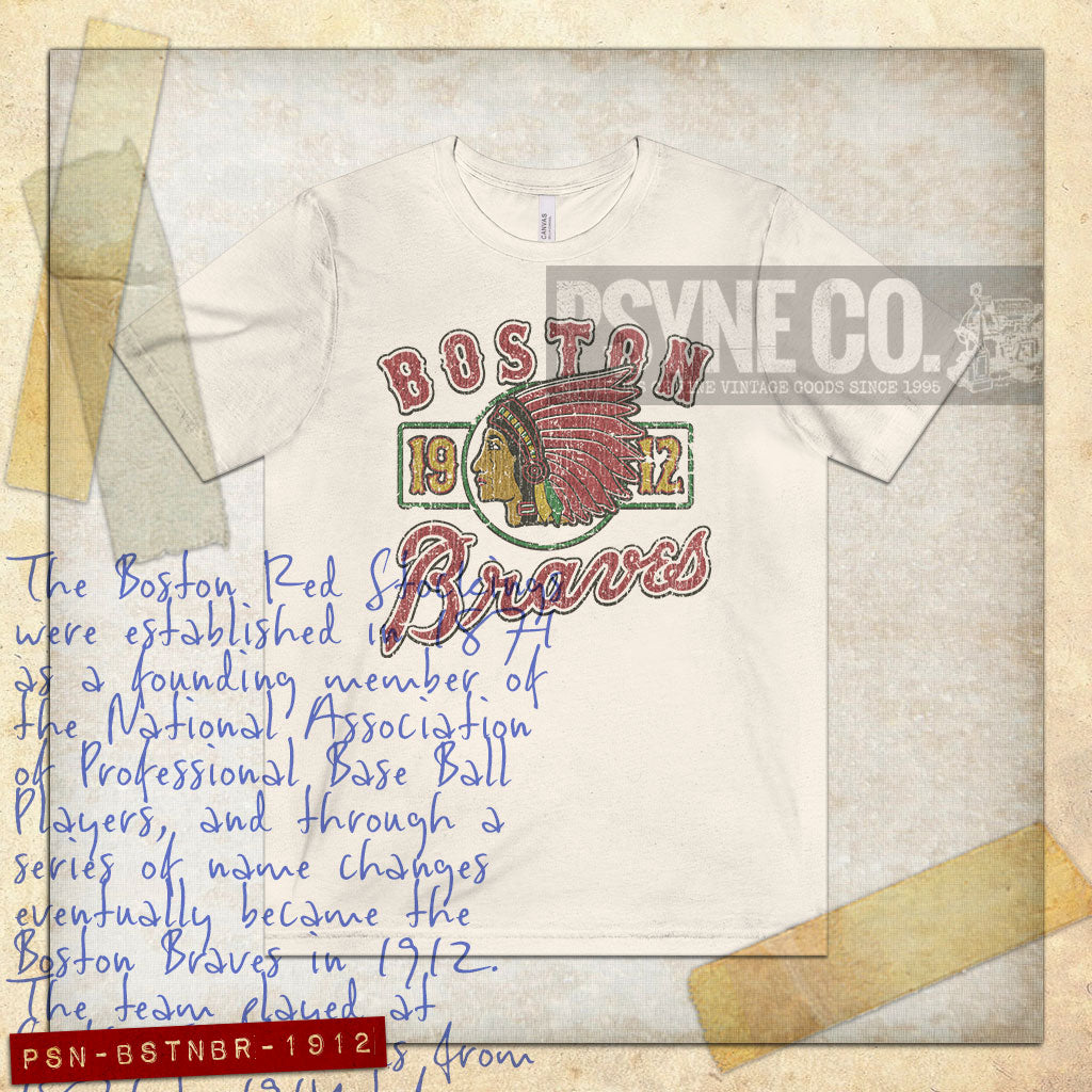 Boston Braves 1912 Vintage Men's T-Shirt
