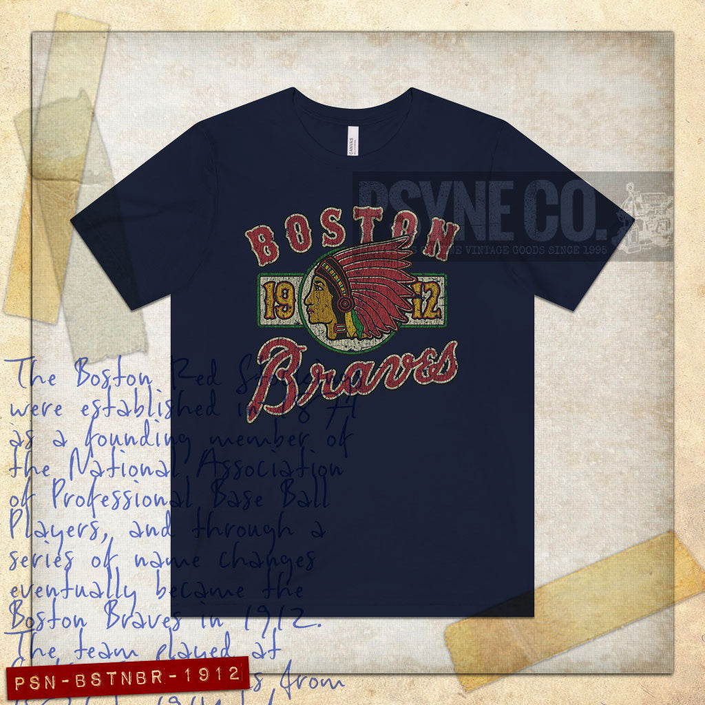 Boston Braves 1912 Vintage Men's T-Shirt