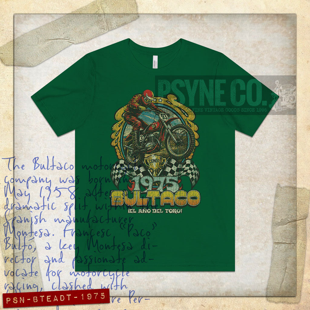 Bultaco El Año Del Toro 1975 Vintage Men's T-Shirt