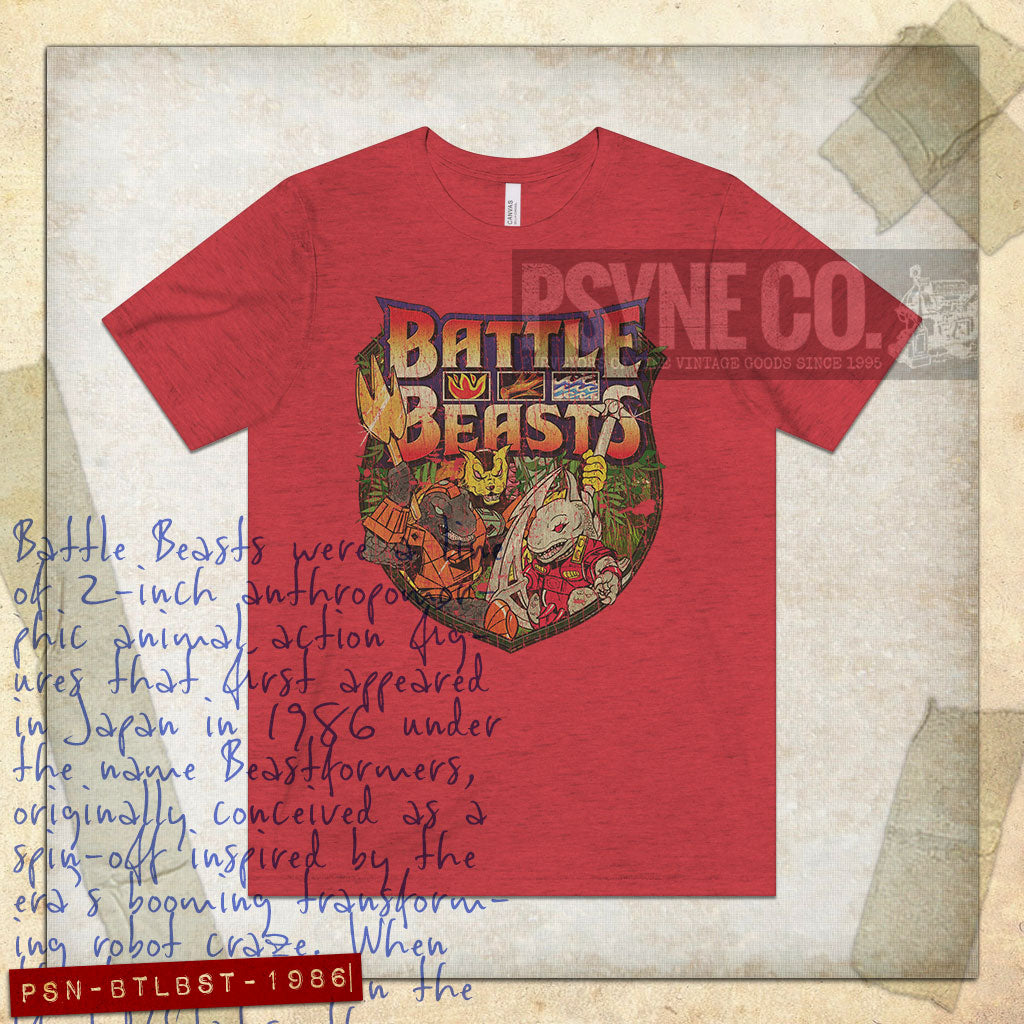 Battle Beasts 1986 Vintage Men's T-Shirt