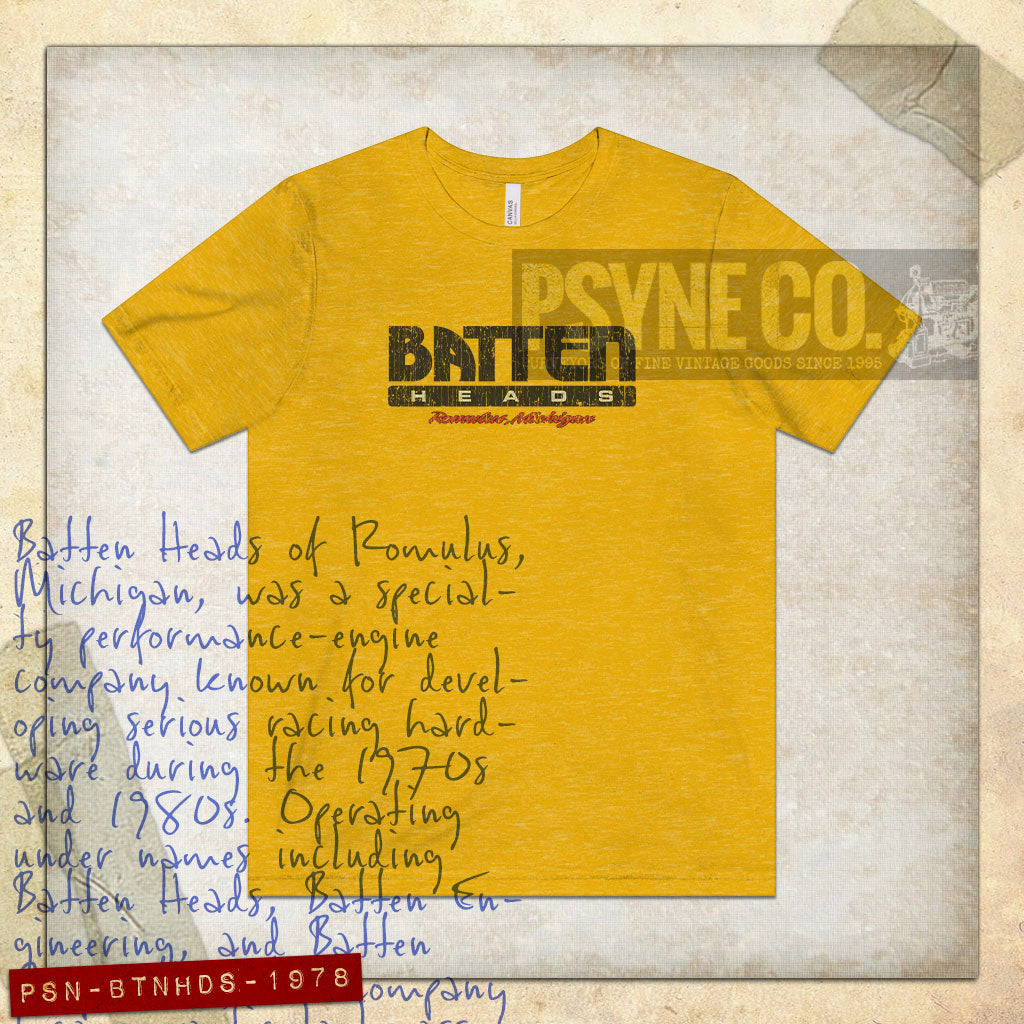 Batten Heads 1978 Vintage Men's T-Shirt