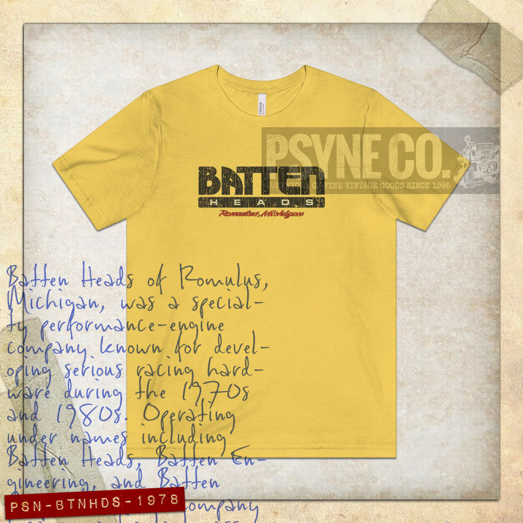 Batten Heads 1978 Vintage Men's T-Shirt