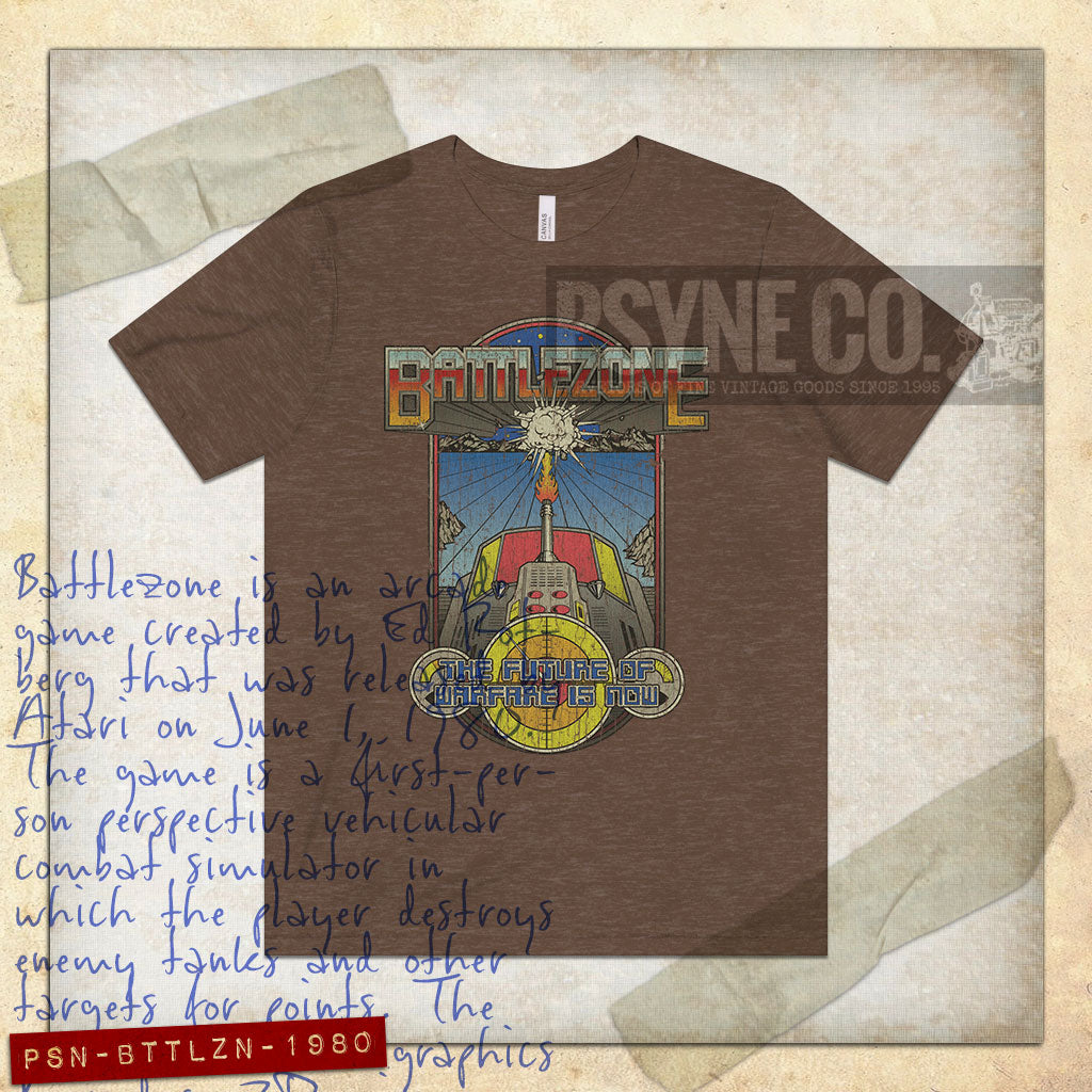 Battlezone Furture Warfare 1980 Vintage Men's T-Shirt
