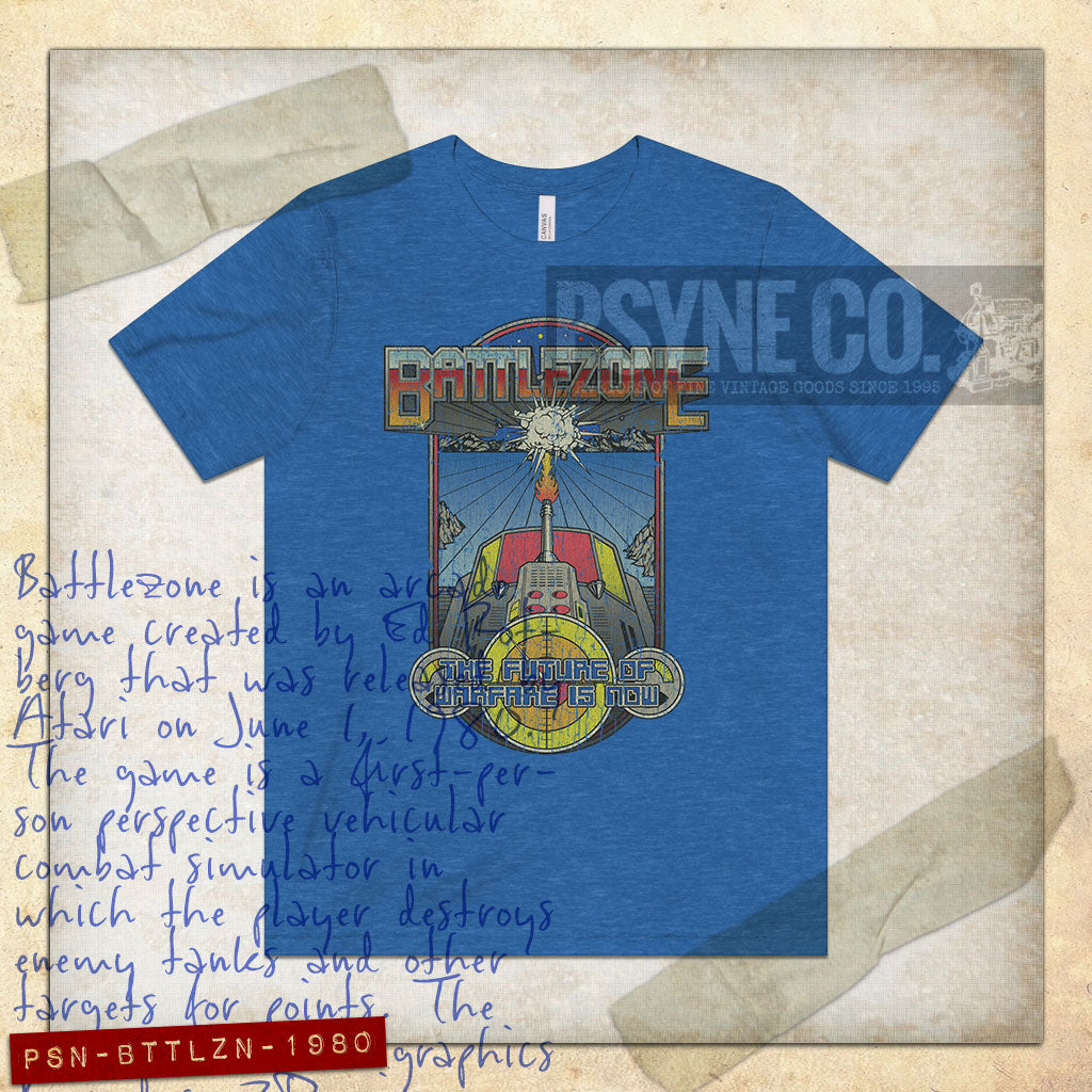 Battlezone Furture Warfare 1980 Vintage Men's T-Shirt