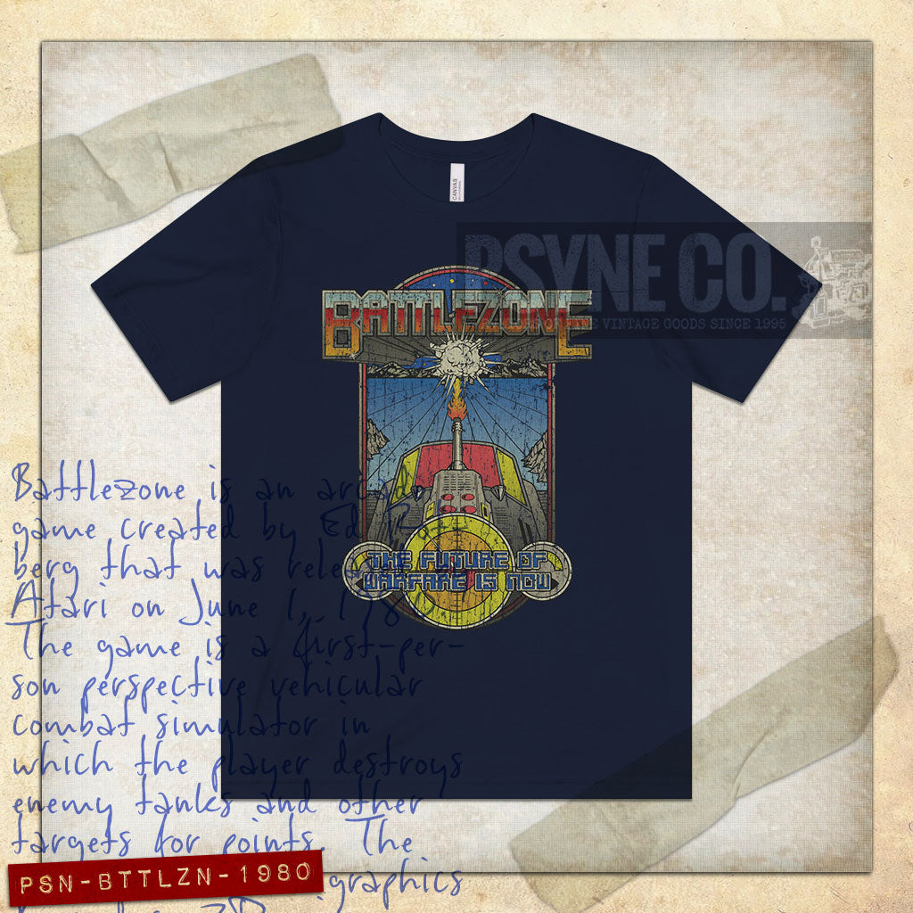 Battlezone Furture Warfare 1980 Vintage Men's T-Shirt