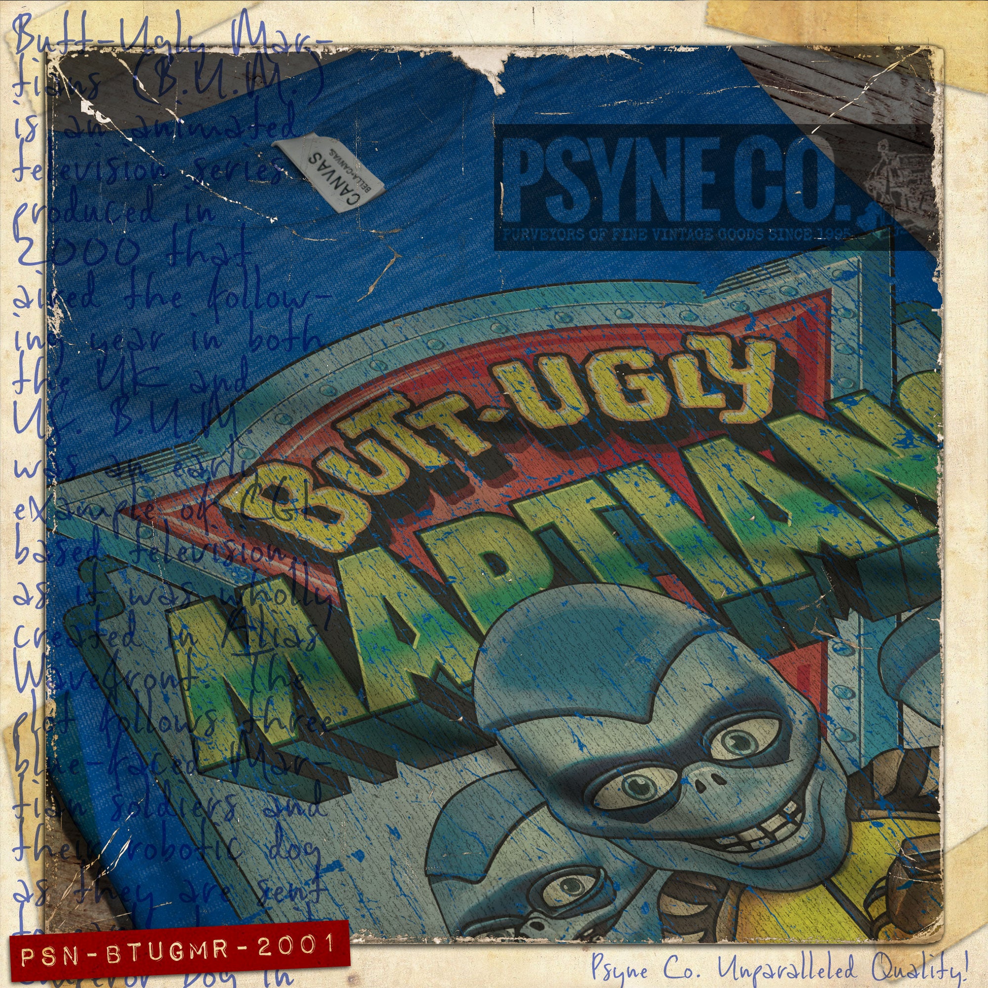 Butt-Ugly Martians 2001 Vintage Men's T-Shirt