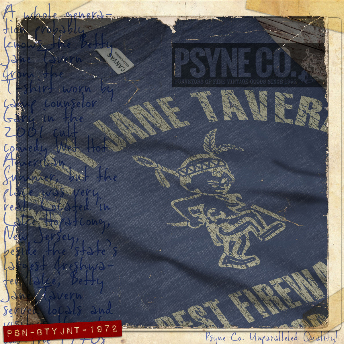Betty Jane Tavern 1972 F/B Vintage Men's T-Shirt
