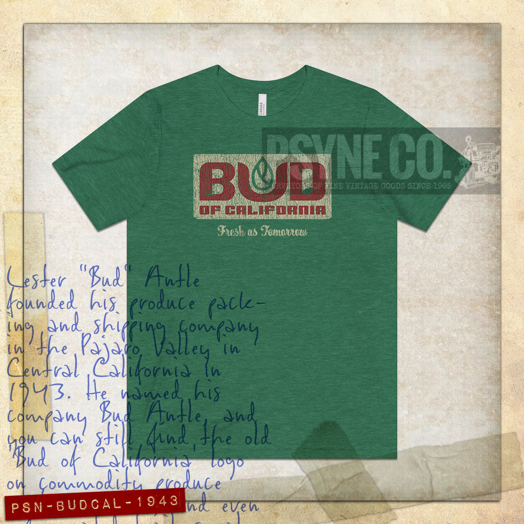 Bud of California 1943 Vintage Men's T-Shirt