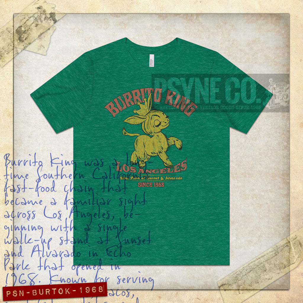 Burrito King 1968 Vintage Men’s T-Shirt