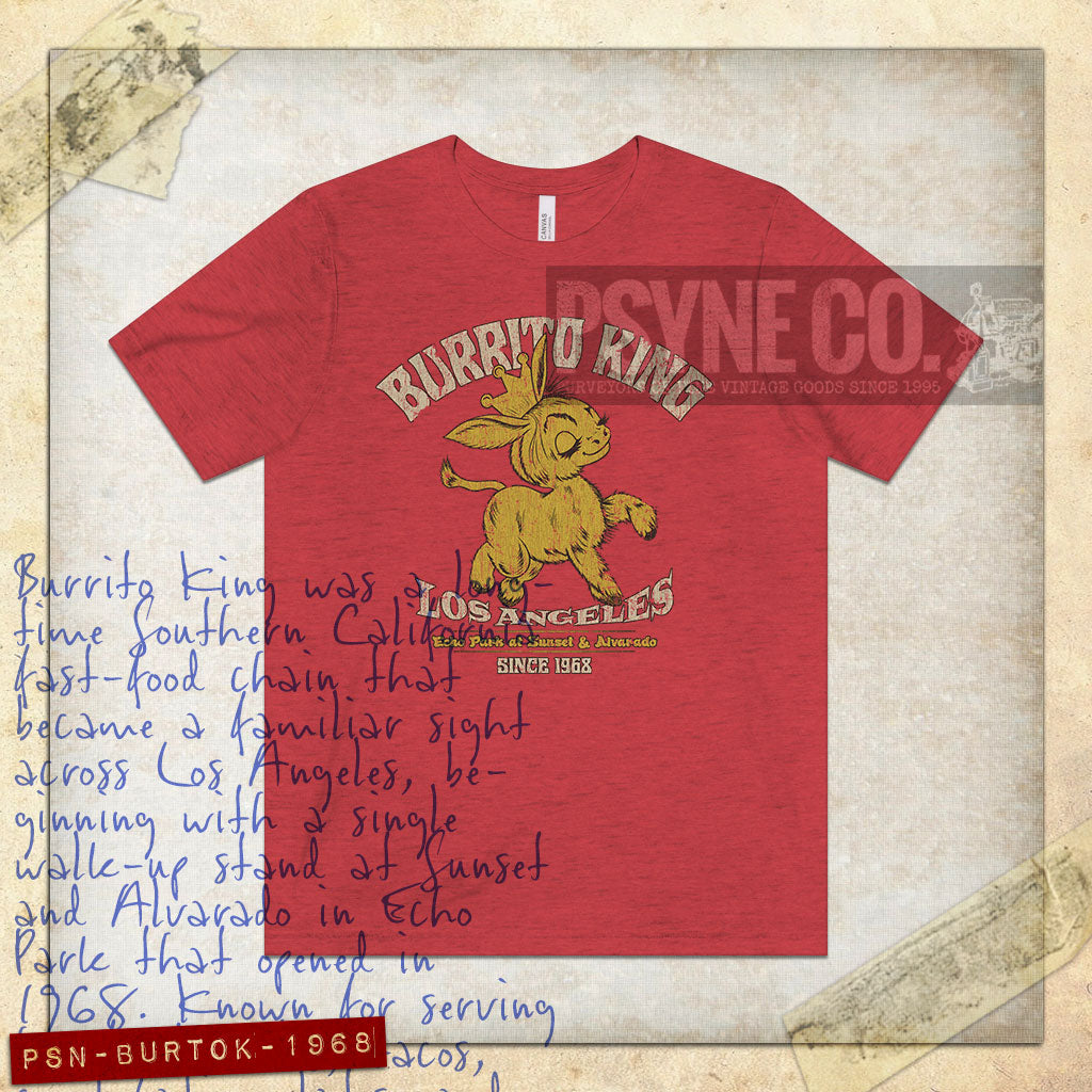 Burrito King 1968 Vintage Men’s T-Shirt