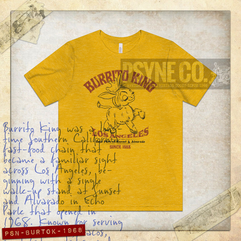 Burrito King 1968 Vintage Men’s T-Shirt