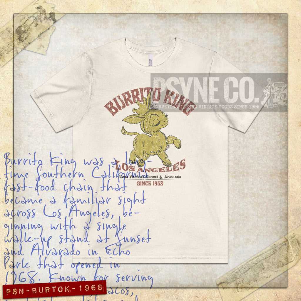 Burrito King 1968 Vintage Men’s T-Shirt