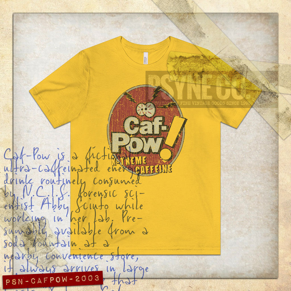 Caf-Pow X-Treme Caffeine 2003 Vintage Men's T-Shirt