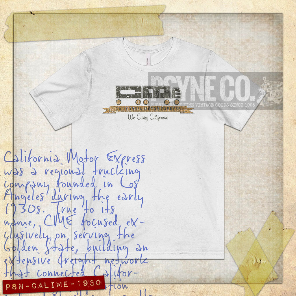 California Motor Express (CME) 1930 Vintage Men’s T-Shirt