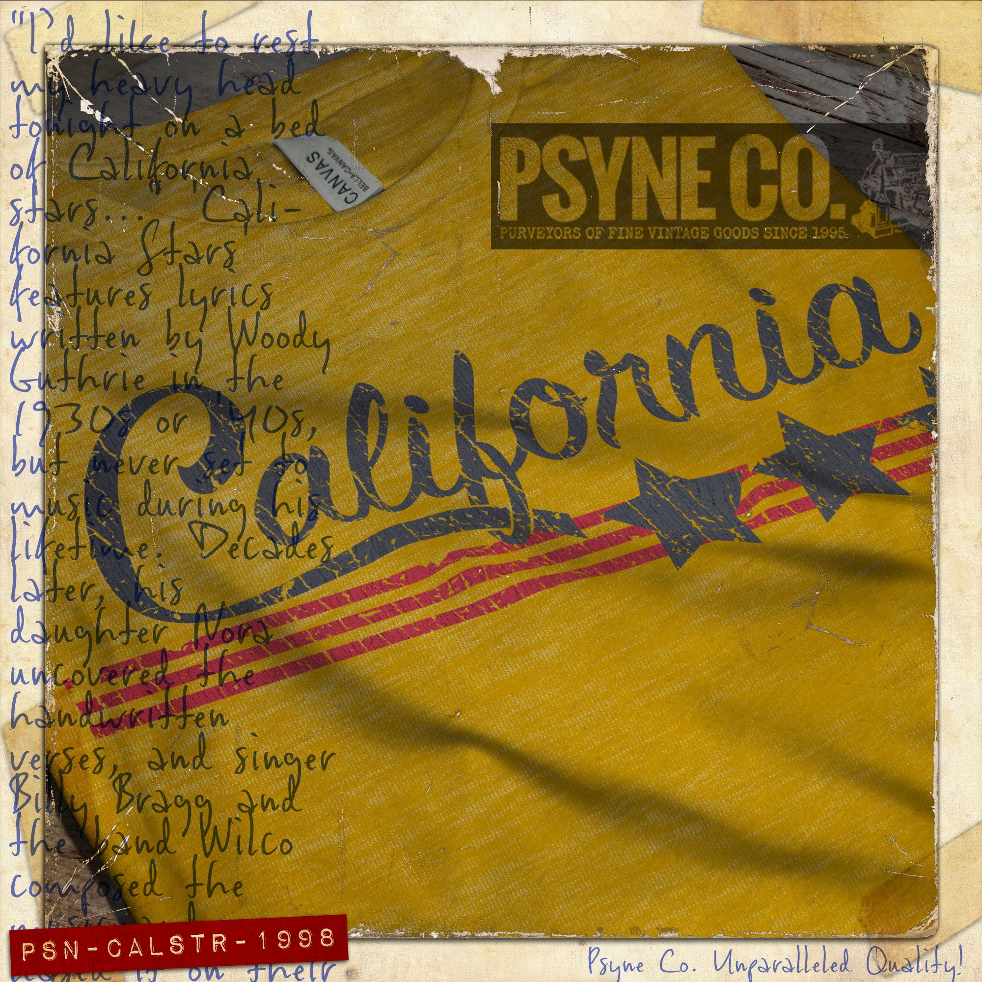 California Stars 1998 Vintage Men's T-Shirt