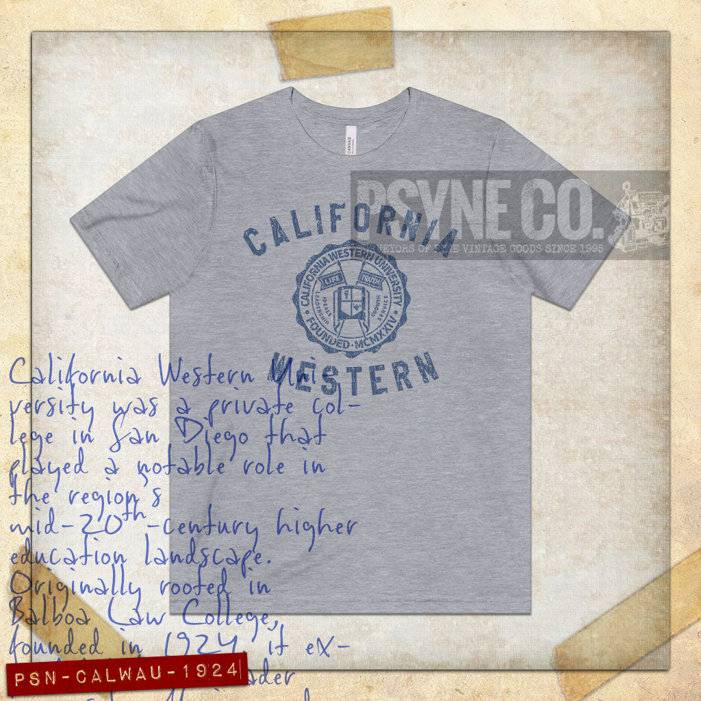 California Western University 1924 Vintage Men's T-Shirt