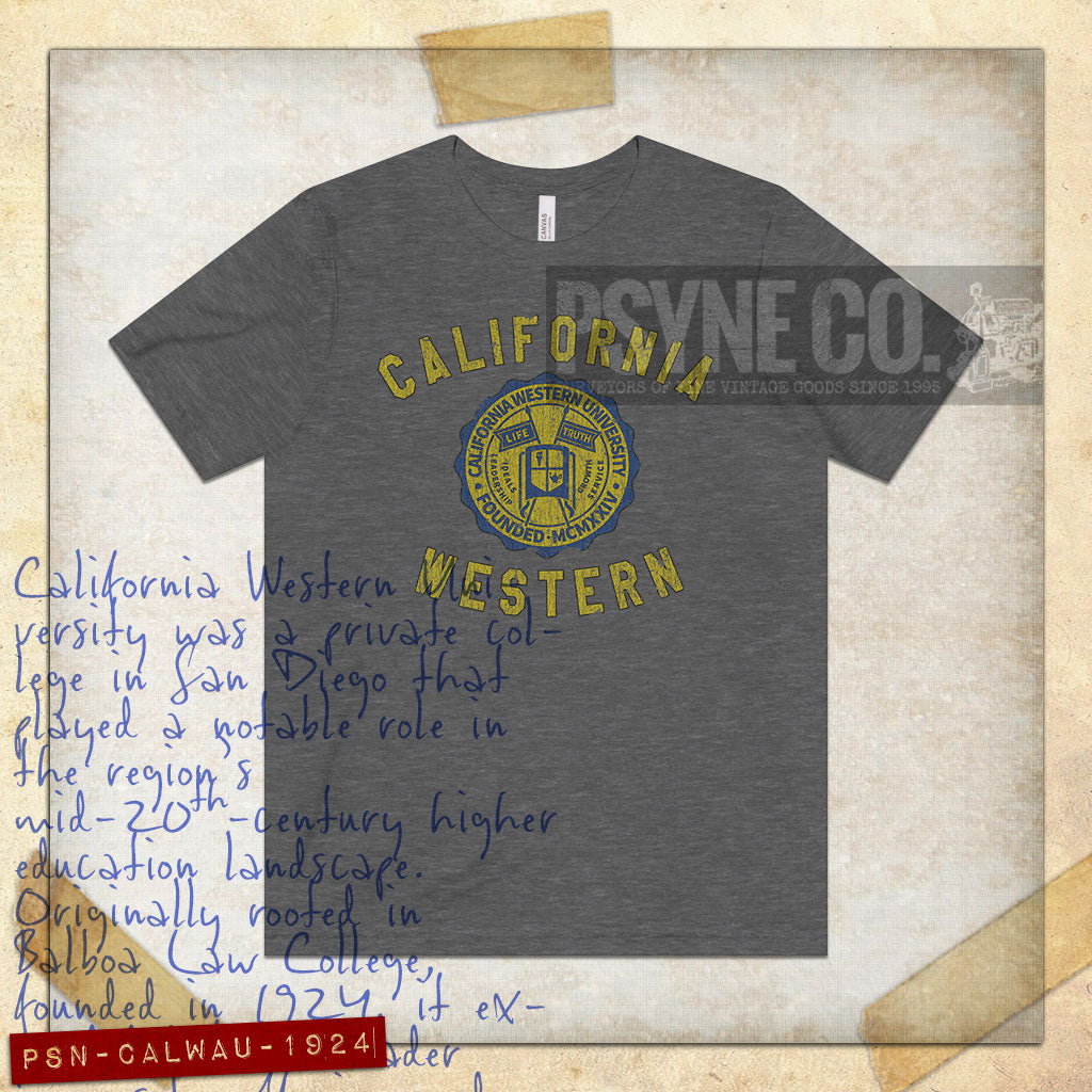 California Western University 1924 Vintage Men's T-Shirt