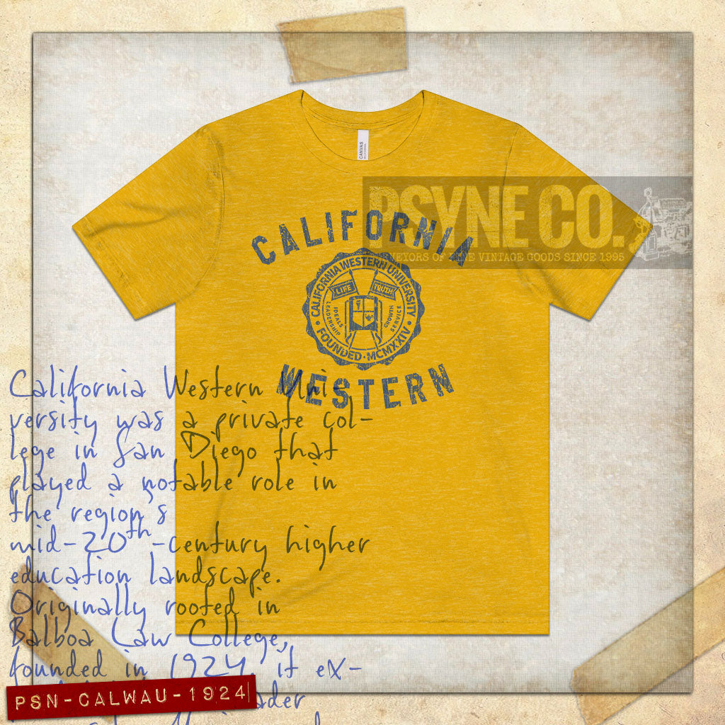 California Western University 1924 Vintage Men's T-Shirt