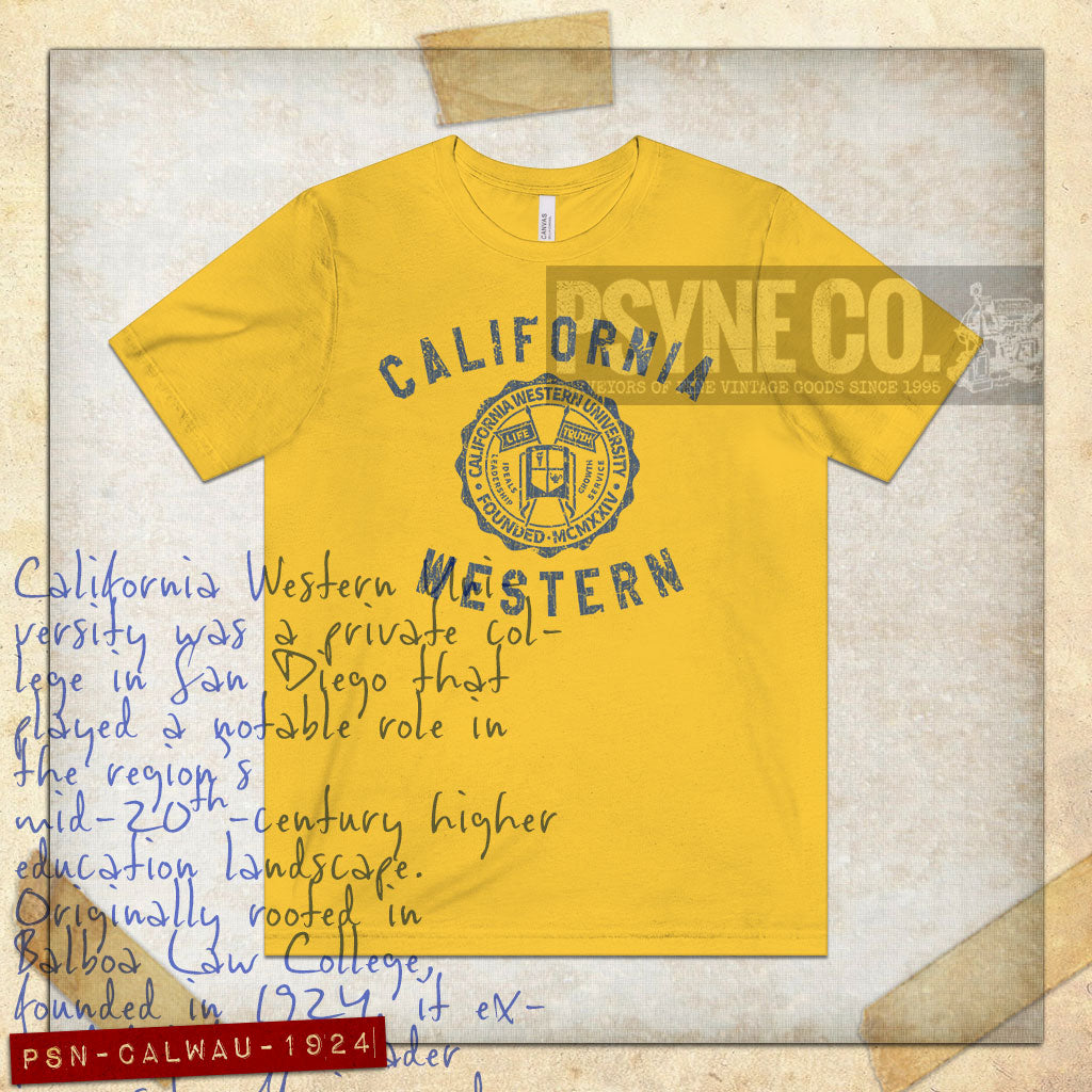 California Western University 1924 Vintage Men's T-Shirt