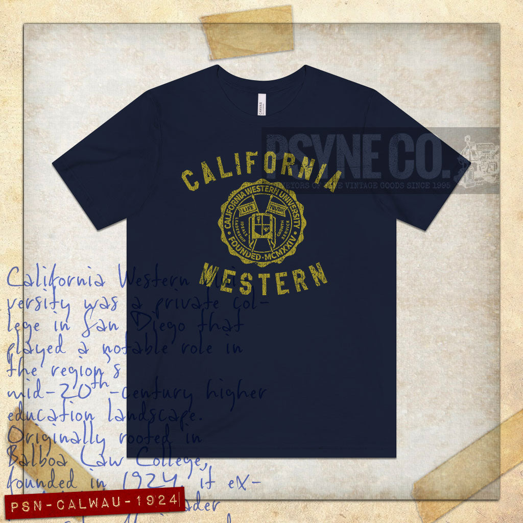 California Western University 1924 Vintage Men's T-Shirt